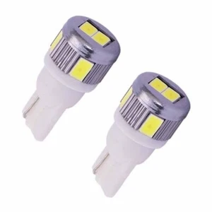 2x T10 W5W 501 194 168 Coche Blanco 6 SMD LED Luz Lateral Interior Cuña Bombilla Lámpara - Imagen 1 de 1