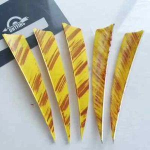 50Pcs 4" Shield Camo Arrow Feathers Archery Fletches Fletchings RW LW - Picture 1 of 12