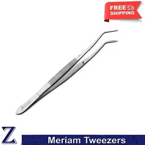Dental Mariam Tweezers Oral Surgery Forceps Medical Cotton Dressing Instruments - Picture 1 of 4