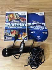 Disney Sing It Family Hits Nintendo Wii with Microphone