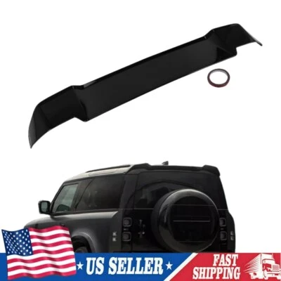 Glossy Black Rear Window Roof Spoiler For 20-23 Land Rover Defender L663 90 110 - Image 1 of 4