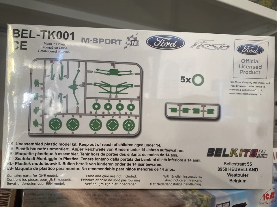 BELKITS 1 24 TRANSKIT KIT TRASFORMAZIONE AUTO FORD FIESTA RS WRC ART BEL-TK001