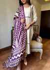 Bollywood Beautiful Salwar Kameez Set Kurti Dress Khadi Cotton Women's Kurta Set