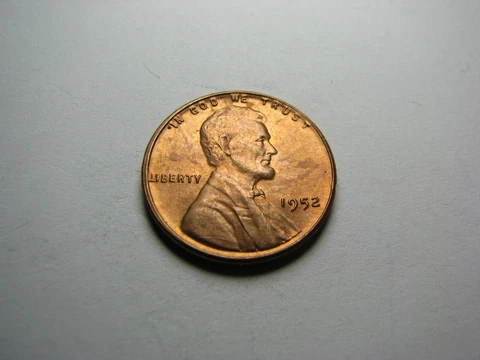 1952 Lincoln Cent ABOUT UNCIRCULATED Cover