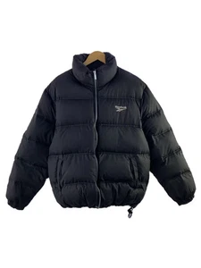 Reebok Down Jacket, LL, Polyester, Black, 6MR3381 - Picture 1 of 6