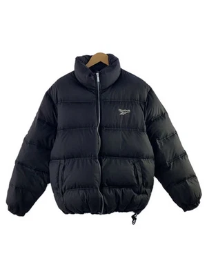 Reebok Down Jacket, LL, Polyester, Black, 6MR3381 - Image 1 of 4