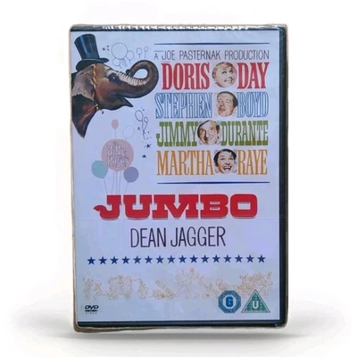 Jumbo DVD Doris Day, Jimmy Durante 1962 Musical Comedy Movie - New & Sealed - Image 1 of 4