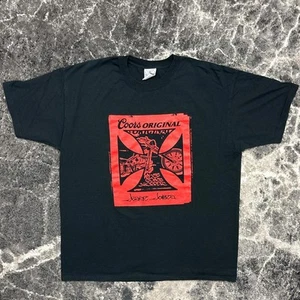 Vintage West Coast Choppers Hemd Herren XL Y2K Coors Jesse James Pay Up Sucker - Bild 1 von 6