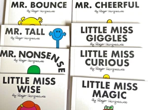 Mr. Men Books Mr. Bounce Mr. Tall Mr. Cheerful Mr Nonsense + more bundle 8 books - Picture 1 of 11