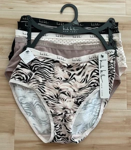 Slip intero Nicole Miller super morbido mutandine 5 pezzi taglia S quasi nuovo 5108 - Foto 1 di 3