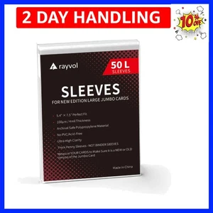 Jumbo Kartenhüllen Größe L: 5,4 x 7,4 Inch - Kartenhüllen für Oversized TCG Tra... - Bild 1 von 7