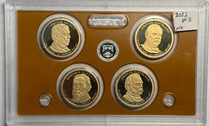 2012-S 4-coin US PRESIDENTIAL DOLLARS PROOF SET. In lens, but NO box or COA. #3 - Picture 1 of 2