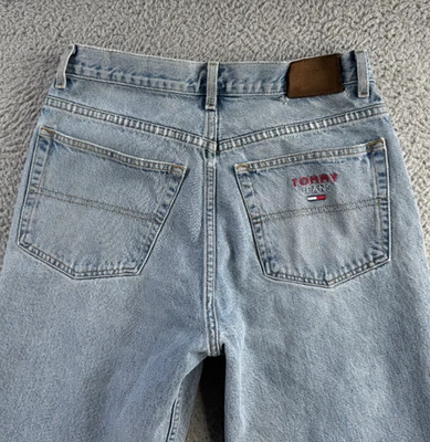 Vintage Tommy Hilfiger Jeans Mens 33x34 (Fits 32x33) Blue Denim Straight Leg Y2K - Image 1 of 4