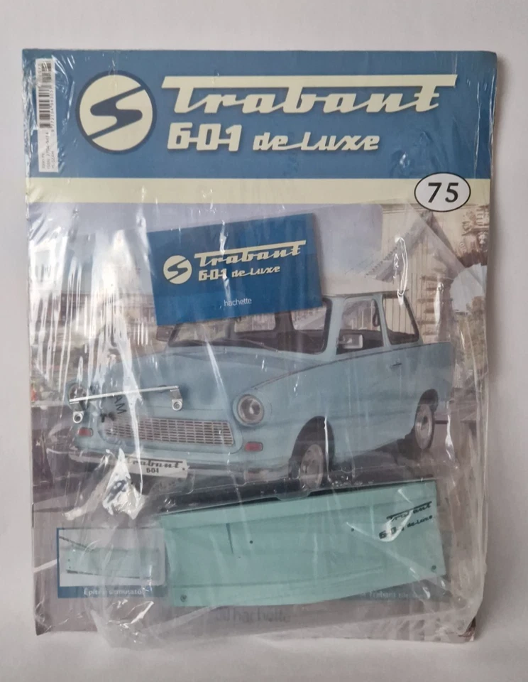 Trabant 601 de Luxe 1:8 Baumodel Nr  Ausgabe 75 DDR PKW 1/8 Hachette Bauteil - Bild 1 von 1