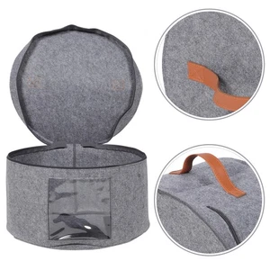 Caja de almacenamiento de sombrero bolsa de cubo estuche de transporte de viaje Miss organización para - Imagen 1 de 12