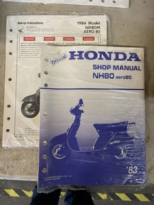Honda NOS shop service repair manual + set up instructions 1983 NH80 Aero NH 80 - Bild 1 von 1