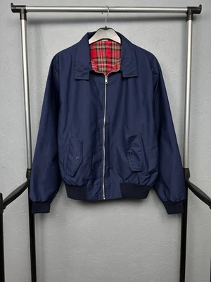 Vintage England Plaid Lined Collared Harrington Jacket Baracuta style Size M - Image 1 of 4