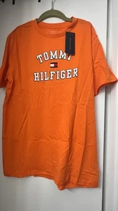 Tommy Hilfiger boy's t-shirt, orange, size L 14/16, short sleeves, round neck - Picture 1 of 4