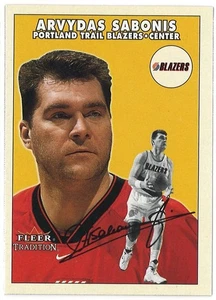 2000-01 Fleer Tradition - Arvydas Sabonis #182 - Picture 1 of 2