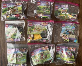 LEGO Friends (Lot of 9 Sets: 41003, 41088, 41041, 41022,41087,41020,41113,41027)