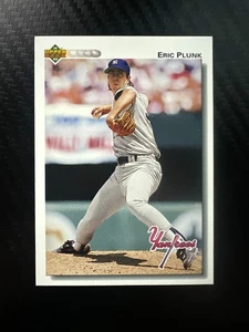 Upper Deck 1992 - Eric Plunk #608 - Imagen 1 de 2