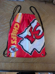 NFL Kansas City Chiefs Drawstring  Backpack, Gym Bag - Picture 1 of 2