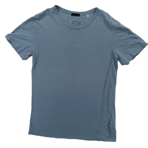 ATM Anthony Thomas Melillo Shirt Herren Small blau Rundhals Baumwolle Tee T-Shirt - Bild 1 von 18
