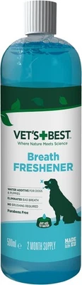 Vet’s Best Breath Freshener | Water Additive For Dogs 500ml - Image 1 of 4