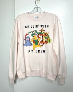 Disney Fleece Sweatshirt Damen S/M rosa Winnie Puuh Tigger Weihnachtspullover - Bild 1 von 14