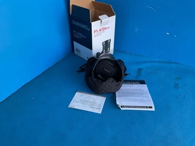 Samyang 24mm F1.4 ED AS IF UMC Nikon F Mount Wide-Angle Lens good used item…. - Image 1 of 4
