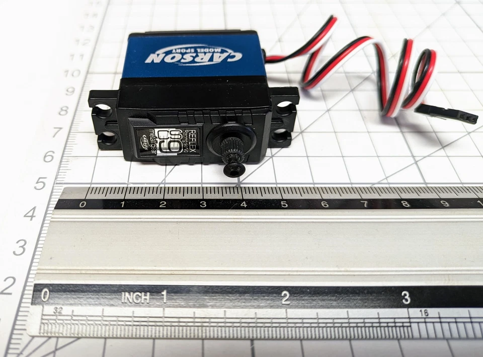 Carson Reflex CS-9 Servo Waterproof MG JR 9kg 500502042 0,1 sec/60°/6V CVR® - Bild 1 von 2