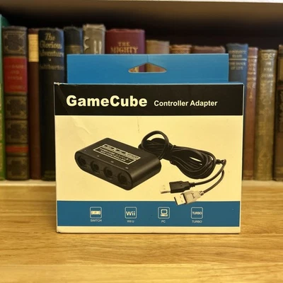 4-Port Controller Adapter for Nintendo GameCube to Switch & Wii U & PC Turbo New - Image 1 of 4