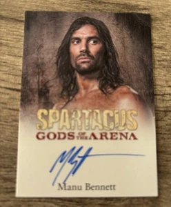 Spartacus Gods of the Arena Autograph Card Manu Bennett as Crixus JSC - Picture 1 of 2