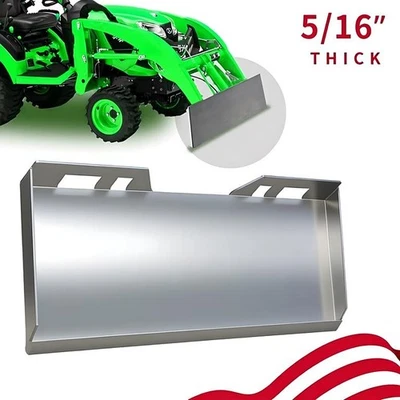 5/16" Quick Tach Attachment Mount Plate Heavy Duty Steel Front Loader Plate - Image 1 of 4