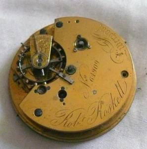UHRWERK ROB' ROSKELL LIVERPOOL - 41MM DURCHMESSER - FÜR REPARATUR ODER TEILE - INGLAND - Bild 1 von 4