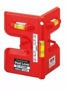 EBISU POST LEVEL WITH MAGNET RED ED-POSMR - Picture 1 of 1