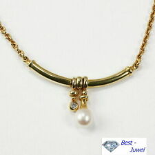Gold Halsketten & Anhänger mit echten Perlen