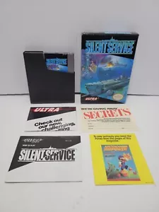 Silent Service Nintendo NES Complete in Box CIB - Picture 1 of 12