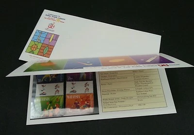 Malasia KL 98 XVI Juegos de la Commonwealth 1997 Cricket Deporte Hockey (paquete) MNH **C Foto 1 de 4