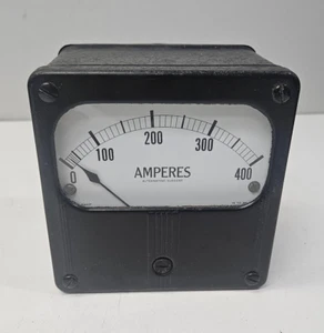 Antique Westinghouse 0-400 Amperes AC Lunchbox Meter - Steampunk THE BIG ONE -- - Picture 1 of 9
