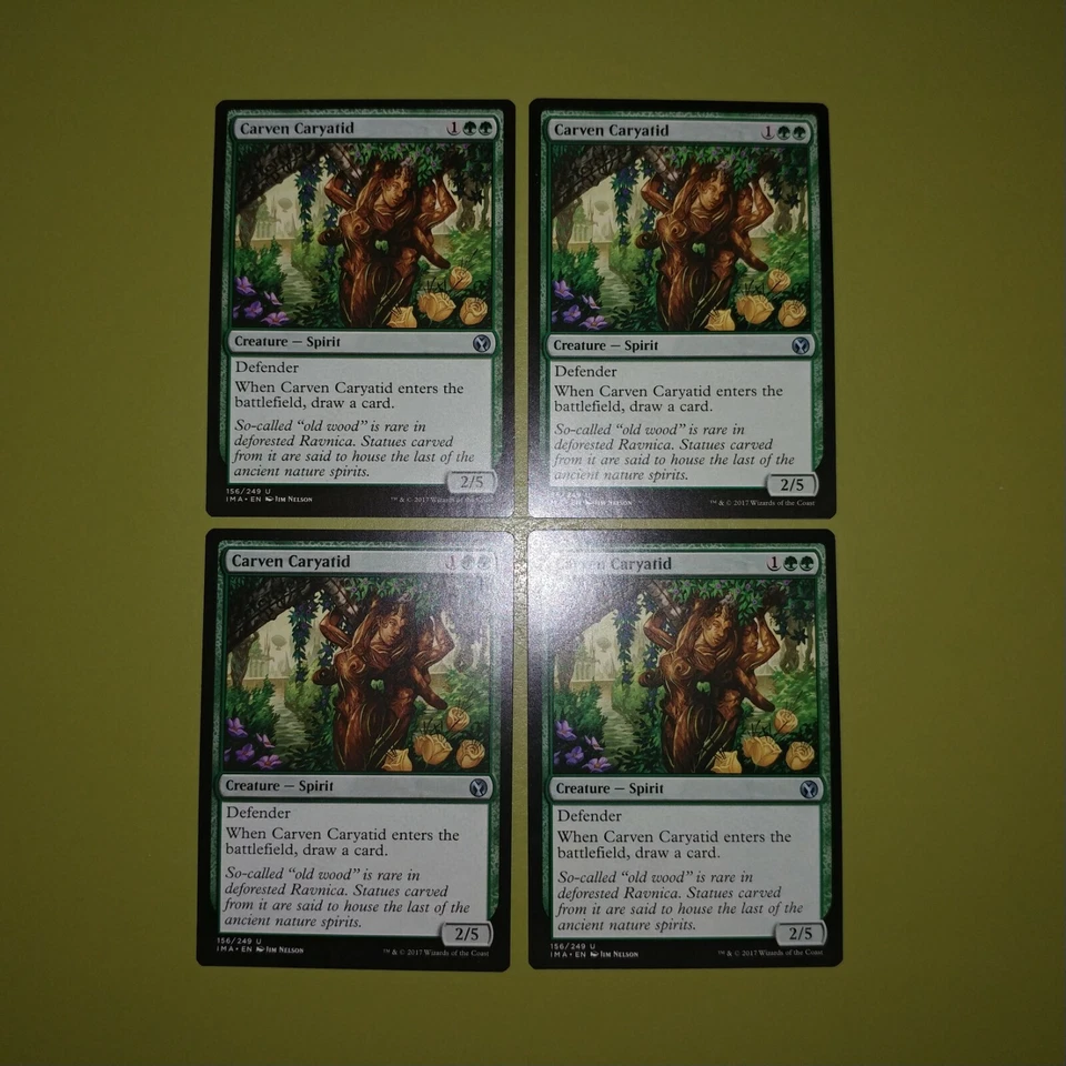 Carven Caryatid x4 Iconic Masters 4x Playset Magic the Gathering MTG  - Image 1 of 1