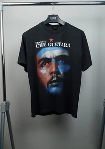 Y2K Che Guevara Big Graphic Print Argentinean Revolution T Shirt Men's L Size - Picture 1 of 7