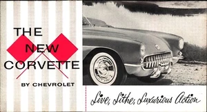 Original 1956 Chevrolet The New Corvette Dealer Sales Brochure Folder RARE - Picture 1 of 3