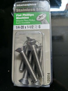 Hillman Standard SAE Machine Screws #-Pitch x L Phillips-Drive Flat-Head Screw  - Picture 1 of 1