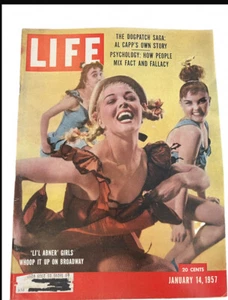 LIFE magazine January 14 1957 Li'I Abner Al Capp French Fashion  - Picture 1 of 2