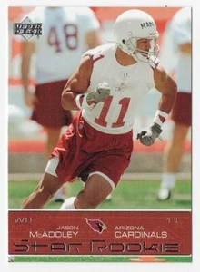 2002 UPPER DECK FOOTBALL JASON MCADDLEY STAR ROOKIE RC #212 NMNT - Picture 1 of 2