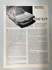 FIATART48 Article Owner Survey 1977 Fiat X1/9 May 1977 3 page