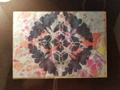 Pieza de arte Batik estilo MOD MCM. Foto 1 de 4