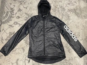 Adidas Women's Essentials Linear Windbreaker Jacket, Black, Size XS, $60, NwT - Picture 1 of 10