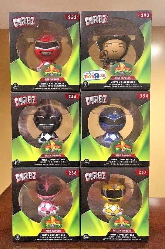 Power Rangers Funko Lot MMPR Complete Set Of 6 TRU EXCLUSIVE Rita Repulsa Vinyl - Image 1 of 4